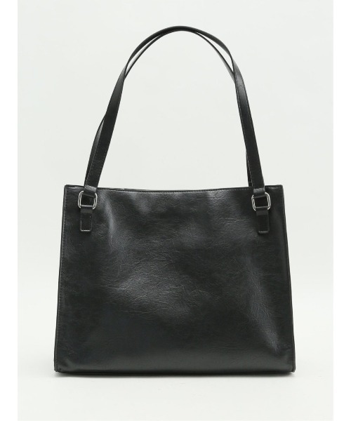 m.f.editorial（エムエフエディトリアル）の「【A4対応 鞄】m.f.エディトリアル レディース ソフト トートバッグ A4対応（トートバッグ・レディース・ベージュ/ブラック・FREE）」の2枚目の写真