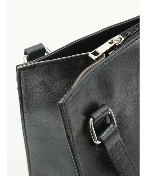 m.f.editorial（エムエフエディトリアル）の「【A4対応 鞄】m.f.エディトリアル レディース ソフト トートバッグ A4対応（トートバッグ・レディース・ベージュ/ブラック・FREE）」の19枚目の写真