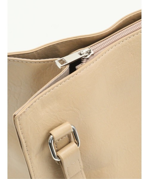 m.f.editorial（エムエフエディトリアル）の「【A4対応 鞄】m.f.エディトリアル レディース ソフト トートバッグ A4対応（トートバッグ・レディース・ベージュ/ブラック・FREE）」の11枚目の写真