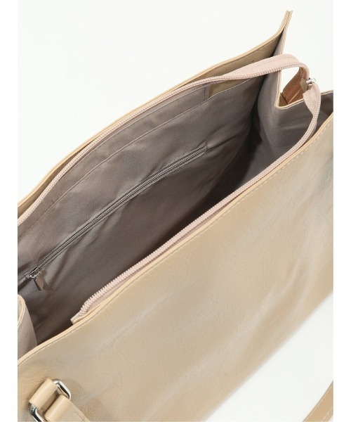 m.f.editorial（エムエフエディトリアル）の「【A4対応 鞄】m.f.エディトリアル レディース ソフト トートバッグ A4対応（トートバッグ・レディース・ベージュ/ブラック・FREE）」の12枚目の写真