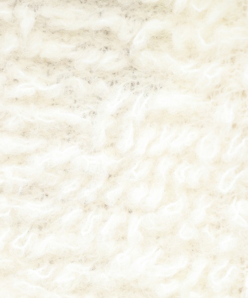 ROYAL PARTY（ロイヤルパーティー）の「モコモコニットカーディガン（カーディガン/ボレロ・レディース・グレー/ベージュ/オフホワイト・FREE）」の7枚目の写真