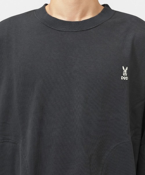 DOD（ディーオーディー）の「ディーオーディー DOD ウサロゴスウェット アウトドアカジュアル スウェットパーカー（パーカー・メンズ・ブルー/チャコールグレー・M/L/XL）」の11枚目の写真