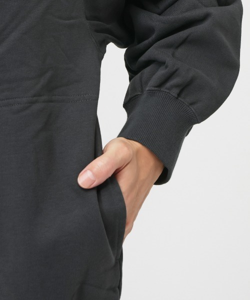 DOD（ディーオーディー）の「ディーオーディー DOD ウサロゴスウェット アウトドアカジュアル スウェットパーカー（パーカー・メンズ・ブルー/チャコールグレー・M/L/XL）」の12枚目の写真