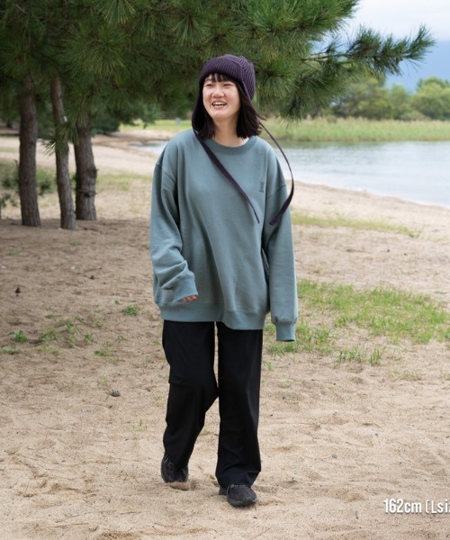 DOD（ディーオーディー）の「ディーオーディー DOD ウサロゴスウェット アウトドアカジュアル スウェットパーカー（パーカー・メンズ・ブルー/チャコールグレー・M/L/XL）」の9枚目の写真