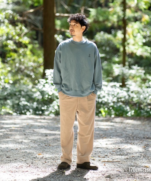 DOD（ディーオーディー）の「ディーオーディー DOD ウサロゴスウェット アウトドアカジュアル スウェットパーカー（パーカー・メンズ・ブルー/チャコールグレー・M/L/XL）」の6枚目の写真