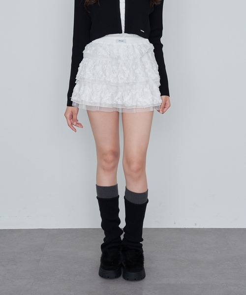 RAY CASSIN（レイカズン）の「配色レッグウォーマー（レッグウォーマー・レディース・アイボリー/ブラック系その他2/グレー系その他2・FREE）」の13枚目の写真