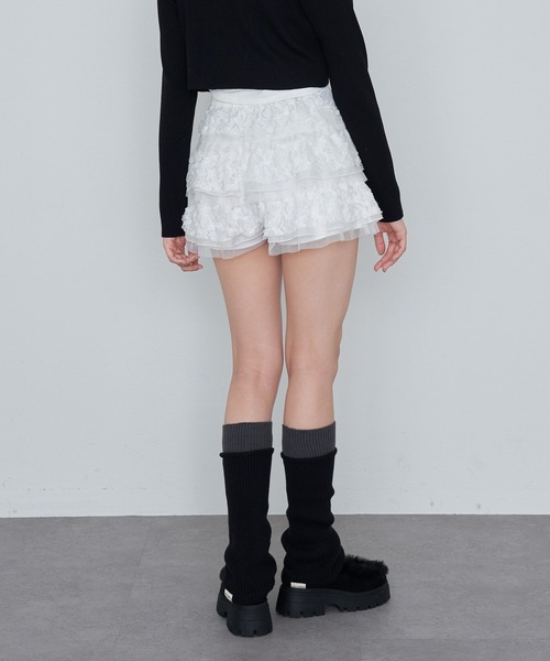 RAY CASSIN（レイカズン）の「配色レッグウォーマー（レッグウォーマー・レディース・アイボリー/ブラック系その他2/グレー系その他2・FREE）」の15枚目の写真