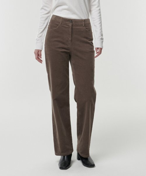 MUSINSA STANDARD WOMAN（ムシンサスタンダードウーマン）の「ウィメンズストレートコーデュロイパンツ[カーキブラウン]（その他パンツ・レディース・その他・29/30/24/25/26/27/28）」の4枚目の写真