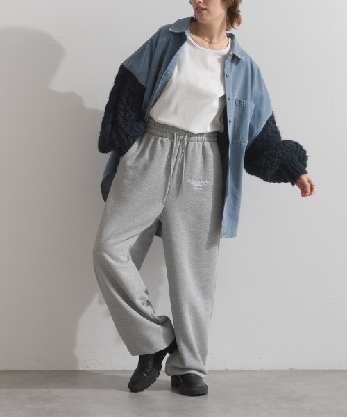 enhaut(アンオート)の「デニム*ニット ボリュームスリーブ シャツ ジャケット(デニムジャケット・レディース・ブルー/ネイビー・FREE)」の10枚目の写真