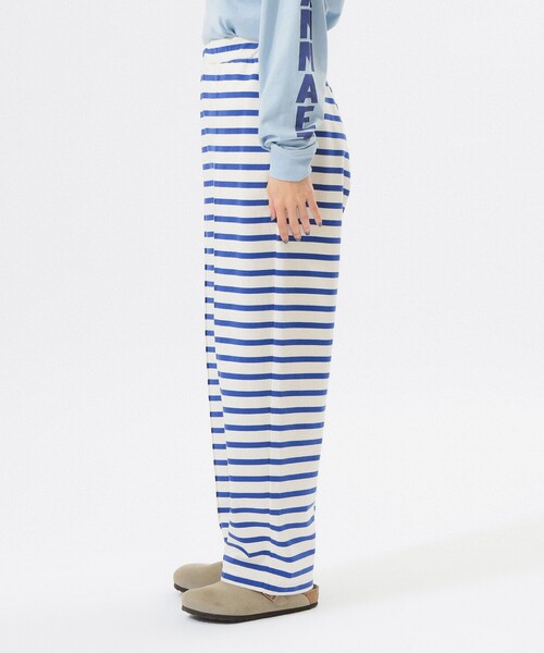 BEAMS BOY（ビームスボーイ）の「ジャージー イージー パンツ（その他パンツ・レディース・ホワイト×ブルー/ナチュラル/ネイビー・ONE SIZE）」の20枚目の写真