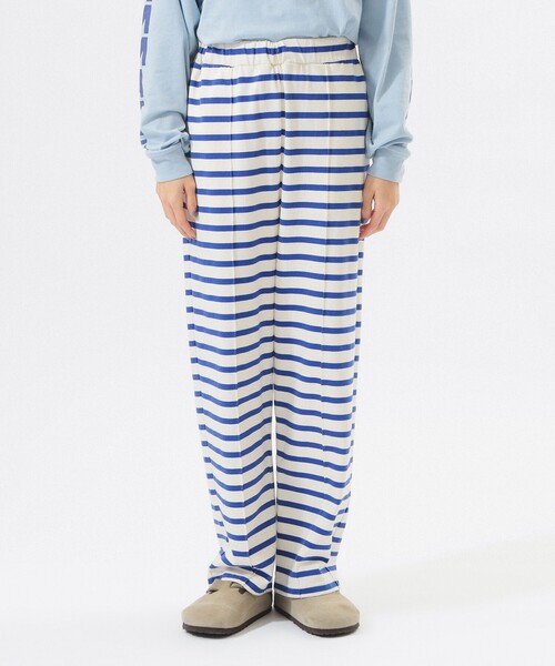 BEAMS BOY(ビームスボーイ)の「ジャージー イージー パンツ(その他パンツ・レディース・ホワイト×ブルー/ナチュラル/ネイビー・ONE SIZE)」の9枚目の写真