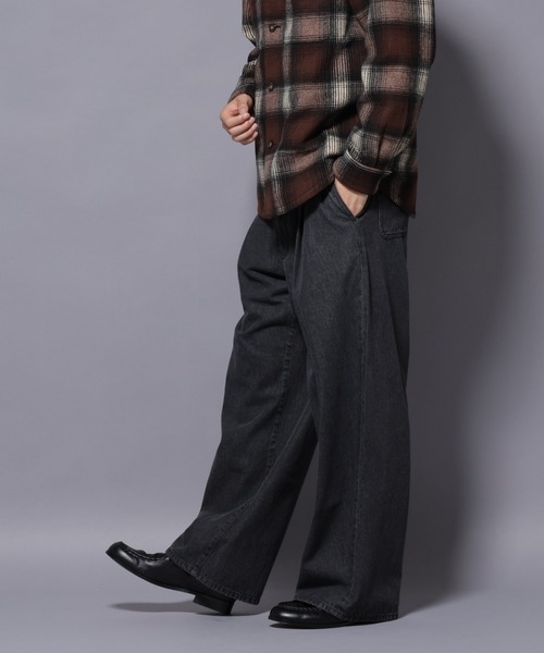 NANO universe(ナノユニバース)の「バルーンデニム(デニムパンツ・メンズ・ブルー/ブラック・L/M/S)」の11枚目の写真