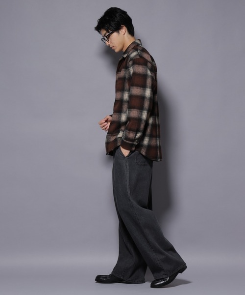 NANO universe(ナノユニバース)の「バルーンデニム(デニムパンツ・メンズ・ブルー/ブラック・L/M/S)」の14枚目の写真