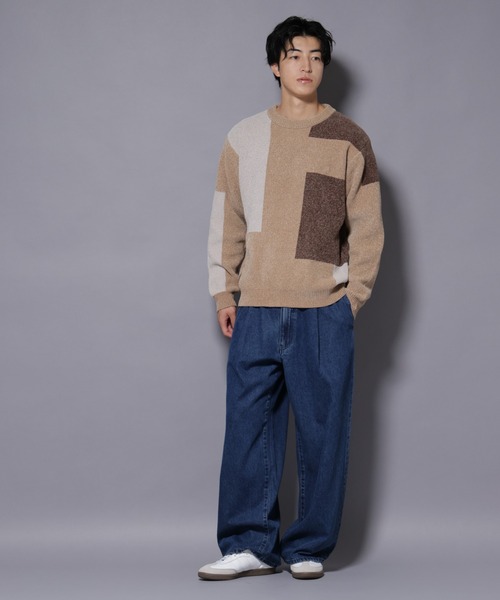 NANO universe(ナノユニバース)の「バルーンデニム(デニムパンツ・メンズ・ブルー/ブラック・L/M/S)」の6枚目の写真