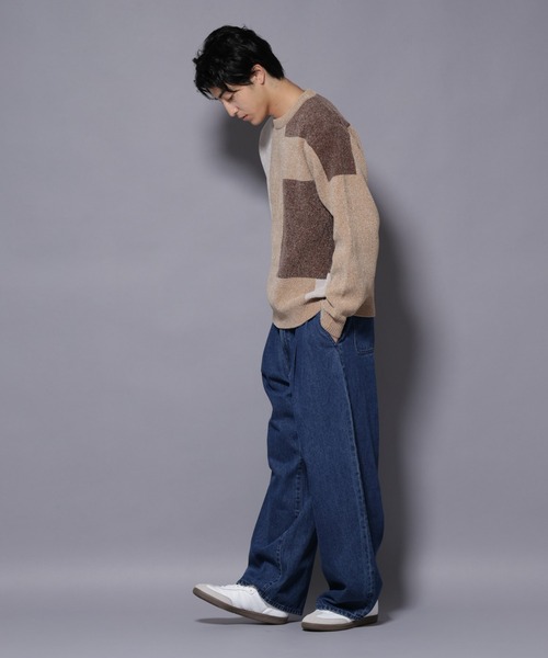 NANO universe(ナノユニバース)の「バルーンデニム(デニムパンツ・メンズ・ブルー/ブラック・L/M/S)」の8枚目の写真