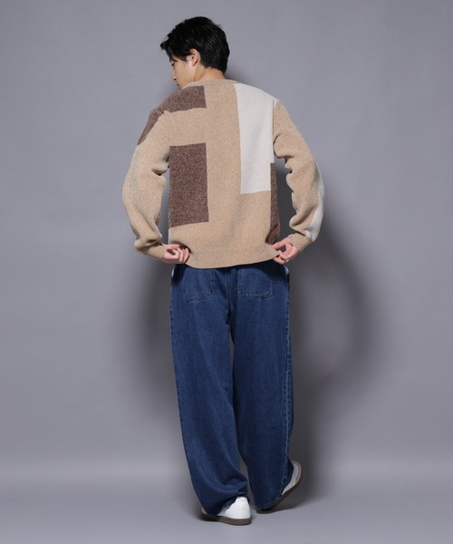 NANO universe(ナノユニバース)の「バルーンデニム(デニムパンツ・メンズ・ブルー/ブラック・L/M/S)」の9枚目の写真