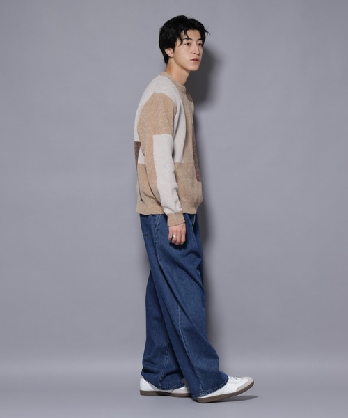 NANO universe(ナノユニバース)の「バルーンデニム(デニムパンツ・メンズ・ブルー/ブラック・L/M/S)」の7枚目の写真