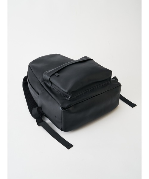 ONE.(ワンドット)の「ONE. /レザーDAYPACK ONE-013(バックパック/リュック・メンズ・ブラック・FREE)」の4枚目の写真