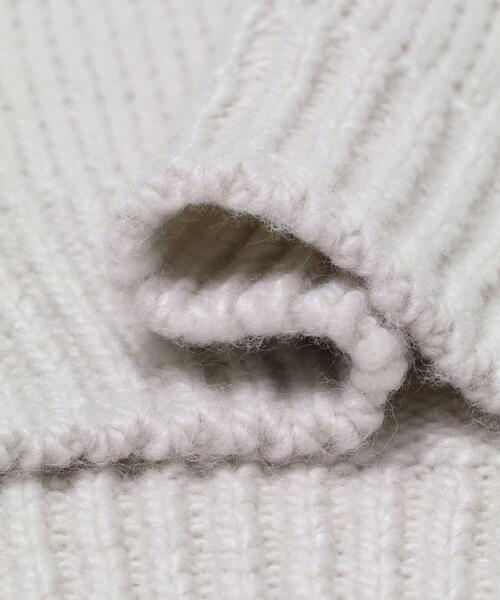 URBAN RESEARCH DOORS（アーバンリサーチドアーズ）の「求心柄モックネックニット（ニット/セーター・メンズ・ホワイト系その他/ブラウン系その他/グレー系その他・MEDIUM/LARGE）」の9枚目の写真