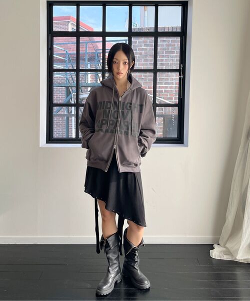 Midnight Move(ミッドナイトムーブ)の「st stud skirt (grey)(スカート・レディース・その他・FREE)」の8枚目の写真