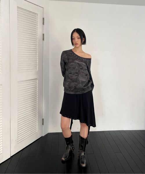 Midnight Move(ミッドナイトムーブ)の「st stud skirt (grey)(スカート・レディース・その他・FREE)」の16枚目の写真