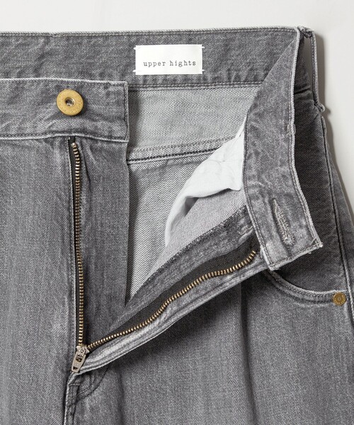 upperhights(アッパーハイツ)の「【別注】<upper hights for conte>デニムパンツUN ②(デニムパンツ・レディース・グレー系/ホワイト・S/M/XS)」の10枚目の写真