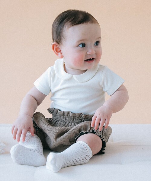 こども ビームス（コドモビームス）の「ベビー 襟付き ボディスーツ 2026SS（50～80cm）（ロンパース・キッズ・ネイビー/サックスブルー/ホワイト系その他5・70-80/60-70/50-60）」の5枚目の写真