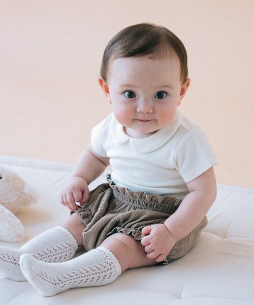 こども ビームス（コドモビームス）の「ベビー 襟付き ボディスーツ 2026SS（50～80cm）（ロンパース・キッズ・ネイビー/サックスブルー/ホワイト系その他5・70-80/60-70/50-60）」の6枚目の写真