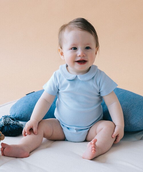 こども ビームス（コドモビームス）の「ベビー 襟付き ボディスーツ 2026SS（50～80cm）（ロンパース・キッズ・ネイビー/サックスブルー/ホワイト系その他5・70-80/60-70/50-60）」の9枚目の写真