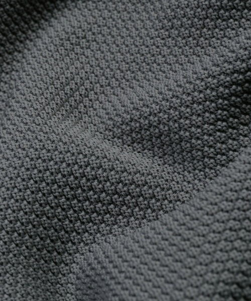 The DUFFER of ST.GEORGE（ザダファーオブセントジョージ）の「WASHABLE WAFFLE KNIT：自宅で洗える ウォッシャブル ワッフルニット（ニット/セーター・メンズ・アッシュグレー/グレー/ダークブラウン/ホワイト/ブラック・MEDIUM/LARGE/X-LARGE）」の9枚目の写真