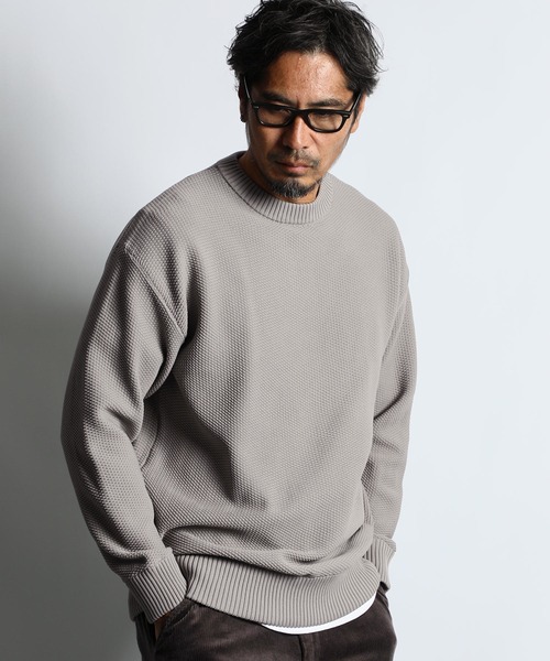 WASHABLE WAFFLE KNIT：自宅で洗える ウォッシャブル ワッフルニット
