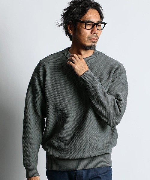 WASHABLE WAFFLE KNIT：自宅で洗える ウォッシャブル ワッフルニット
