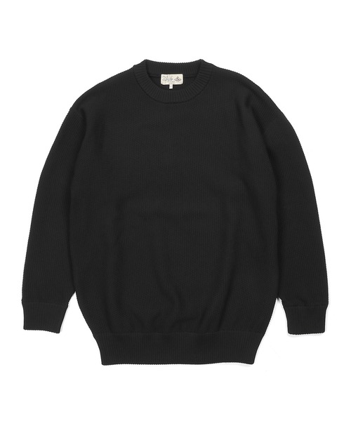 The DUFFER of ST.GEORGE（ザダファーオブセントジョージ）の「WASHABLE WAFFLE KNIT：自宅で洗える ウォッシャブル ワッフルニット（ニット/セーター・メンズ・アッシュグレー/グレー/ダークブラウン/ホワイト/ブラック・MEDIUM/LARGE/X-LARGE）」の21枚目の写真