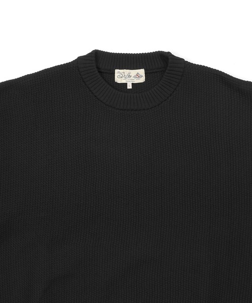 The DUFFER of ST.GEORGE（ザダファーオブセントジョージ）の「WASHABLE WAFFLE KNIT：自宅で洗える ウォッシャブル ワッフルニット（ニット/セーター・メンズ・アッシュグレー/グレー/ダークブラウン/ホワイト/ブラック・MEDIUM/LARGE/X-LARGE）」の14枚目の写真