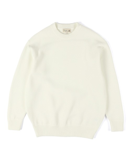 The DUFFER of ST.GEORGE（ザダファーオブセントジョージ）の「WASHABLE WAFFLE KNIT：自宅で洗える ウォッシャブル ワッフルニット（ニット/セーター・メンズ・アッシュグレー/グレー/ダークブラウン/ホワイト/ブラック・MEDIUM/LARGE/X-LARGE）」の20枚目の写真