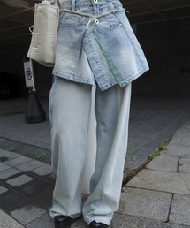 Ameri | NEON STITCH REMAKE DENIM(デニムパンツ)