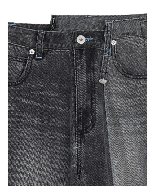 Ameri（アメリ）の「NEON STITCH REMAKE DENIM（デニムパンツ・レディース・ブラック/ブルー・24inch/25inch/26inch）」の10枚目の写真