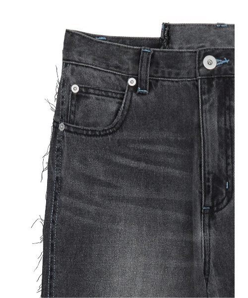 Ameri（アメリ）の「NEON STITCH REMAKE DENIM（デニムパンツ・レディース・ブラック/ブルー・24inch/25inch/26inch）」の11枚目の写真
