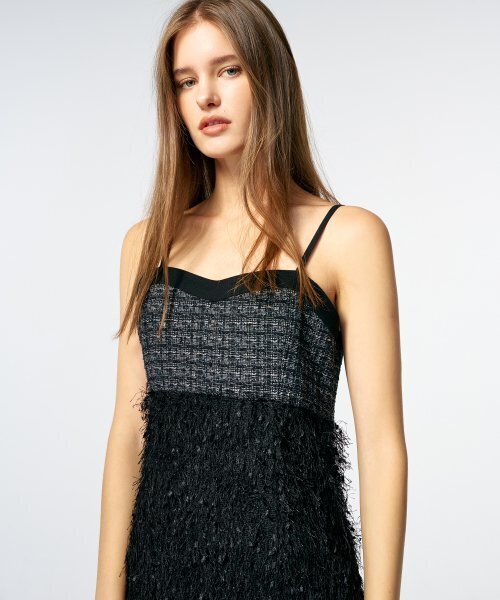 ETMON(エトモン)の「Slip Fluffy Mini Dress Black(ワンピース・レディース・その他・MEDIUM/SMALL)」の6枚目の写真