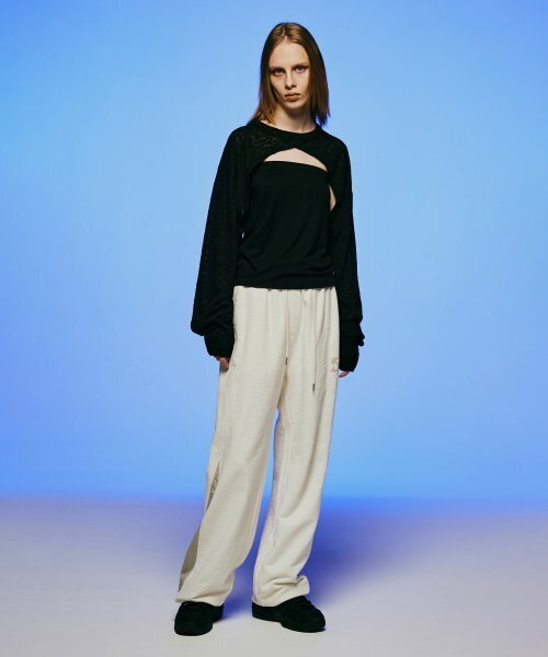 INSILENCE WOMEN（インサイレンスウーマン）の「エッセンシャルチューブトップ BLACK（ニット/セーター・レディース・その他・MEDIUM/SMALL）」の2枚目の写真