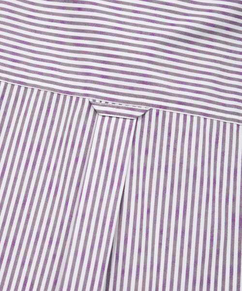 COVERNAT(カバーナット)の「ドローイングストライプハーフシャツパープル(シャツ/ブラウス・レディース・その他・MEDIUM/LARGE/X-LARGE/XX-LARGE/SMALL)」の7枚目の写真