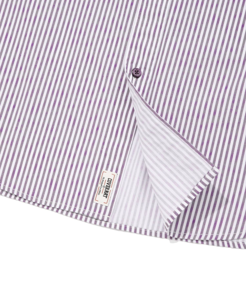 COVERNAT(カバーナット)の「ドローイングストライプハーフシャツパープル(シャツ/ブラウス・レディース・その他・MEDIUM/LARGE/X-LARGE/XX-LARGE/SMALL)」の8枚目の写真