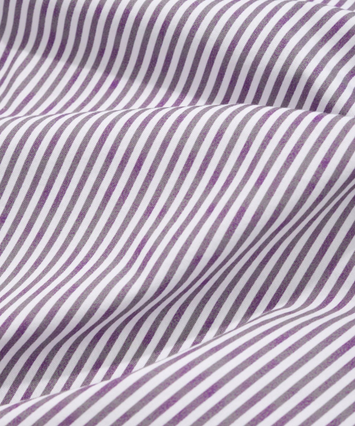 COVERNAT(カバーナット)の「ドローイングストライプハーフシャツパープル(シャツ/ブラウス・レディース・その他・MEDIUM/LARGE/X-LARGE/XX-LARGE/SMALL)」の9枚目の写真