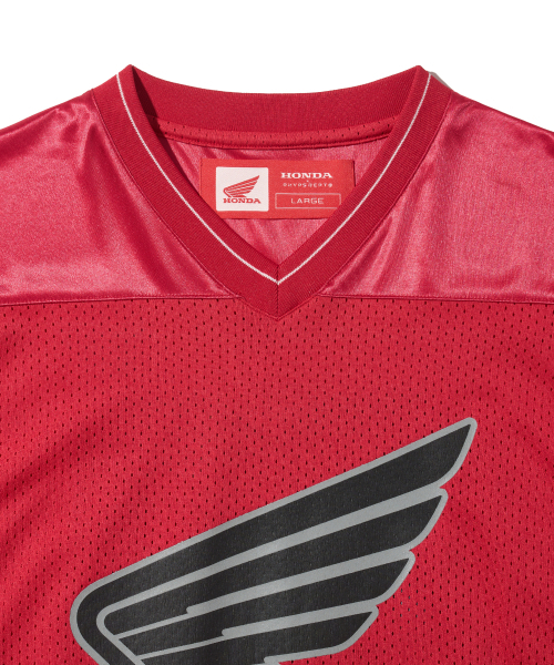 PHYPS MOTORCYCLE(フィップスモーターサイクル)の「Original Wing logo Mesh T-shirt Red(Tシャツ/カットソー・レディース・その他・SMALL/MEDIUM/LARGE/X-LARGE)」の17枚目の写真