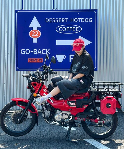 PHYPS MOTORCYCLE(フィップスモーターサイクル)の「Original Wing logo Mesh T-shirt Red(Tシャツ/カットソー・レディース・その他・SMALL/MEDIUM/LARGE/X-LARGE)」の9枚目の写真