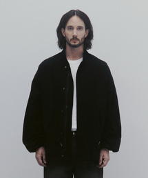 And Again（アンドアゲイン）の「Transitional Cotton Washed Short Jacket (Black)（ミリタリージャケット・メンズ）」