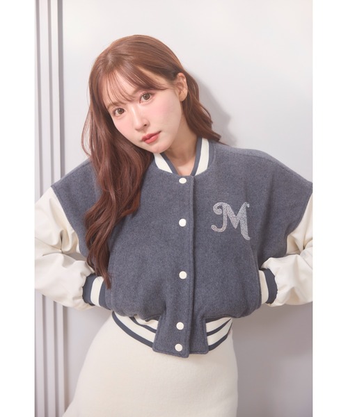 セール】Bicolor Compact Stadium Jacket（スタジャン）｜MISTREASS