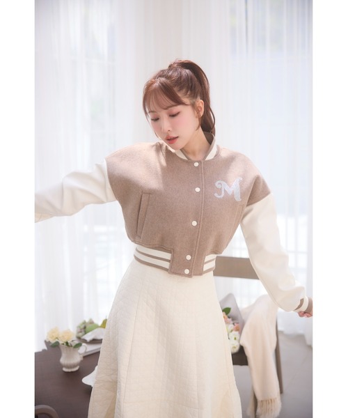 ミストレアス Bicolor Compact Stadium Jacket MISTREASS（ミストレアス）の「Bicolor Compact Stadium Jacket