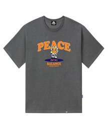 PEACE TIGER GRAPHIC Tシャツ - ピグメントブラック