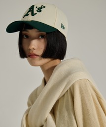 NEW ERA（ニューエラ）の「【BASICKS/ベーシックス】 Newera Athletics Cap WHITE＆GREEN/ニューエラ アスレチックス キャップ ホワイト＆グリーン（キャップ）」